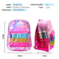 PU backpack rainbow heart children's backpack school bags